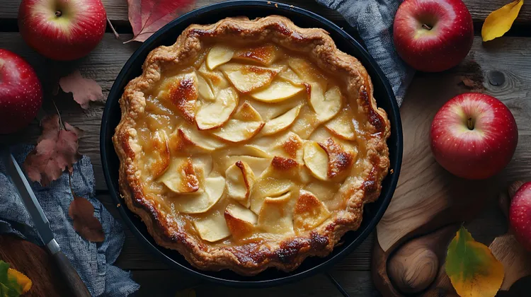Apple tarte tatin