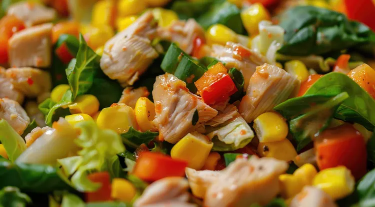 Bbq chicken salad