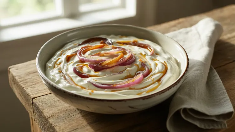 Caramelised onion dip