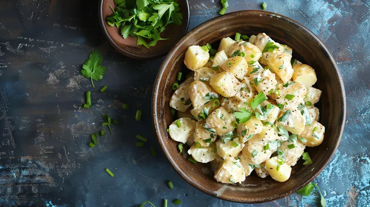 Chat potato salad