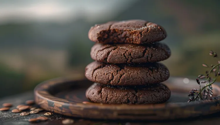 Chocolate shortbread