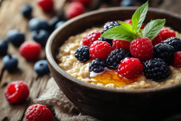 Cinnamon almond oatmeal delight