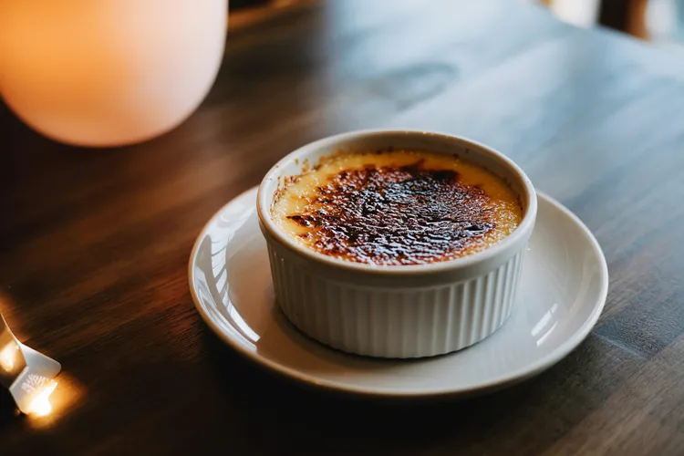 Coffee creme brulee