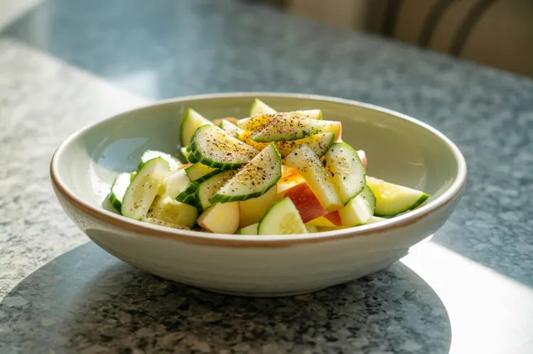 Cucumber apple salad