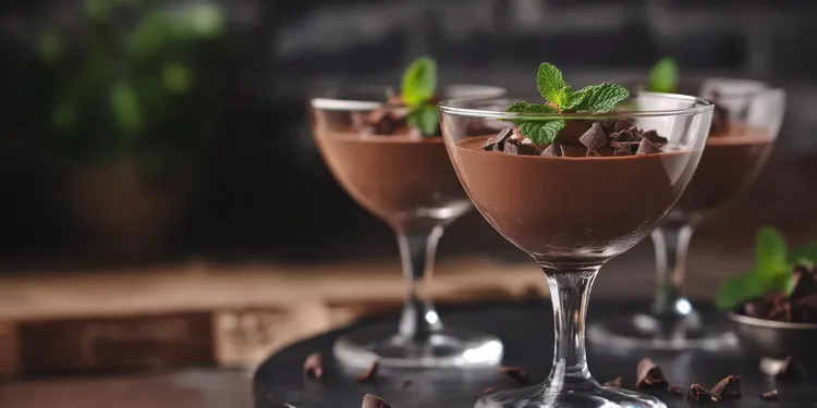 Decadent chocolate mousse