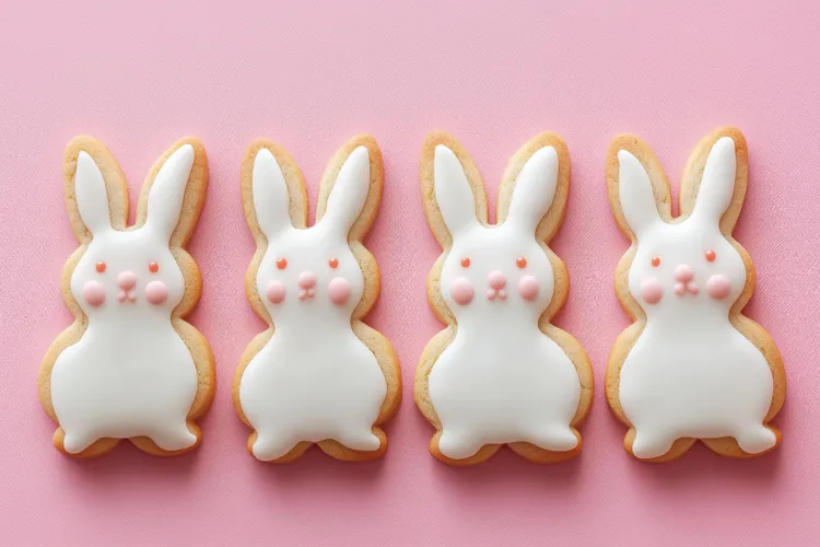 Easter bunny biscuits