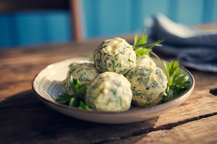 Easy herb butter bombs