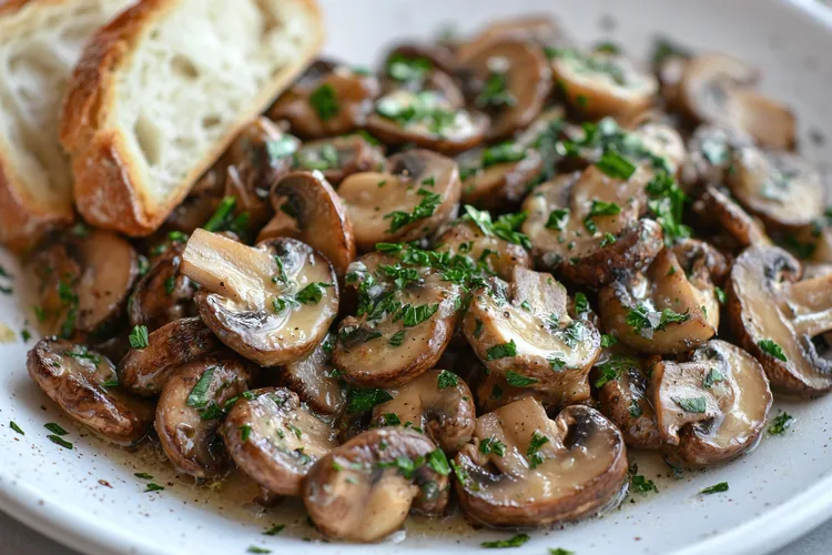 Garlic and herb mushrooms