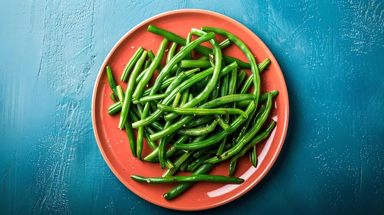 Garlic lemon green beans