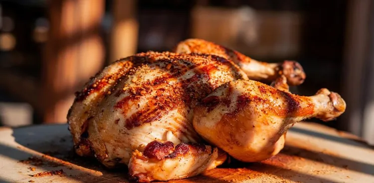 Greek-style barbecued chicken