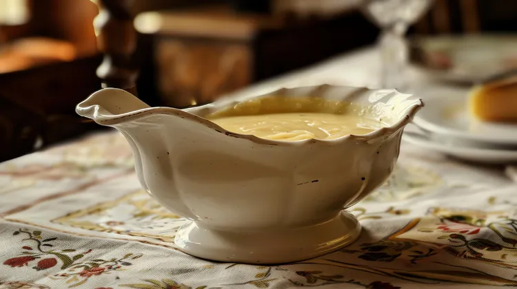 Lemon-mustard hollandaise sauce