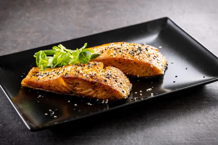 Honey sriracha salmon