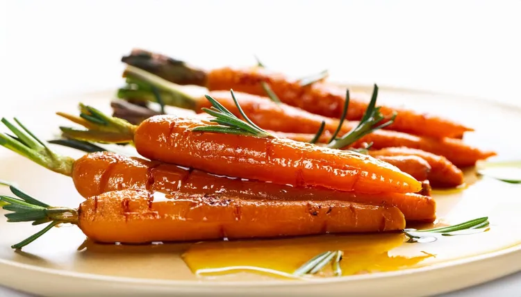Honeyed dutch carrots