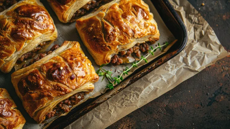 Meat sausage rolls