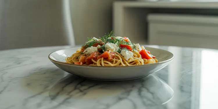 Mediterranean whole-wheat pasta
