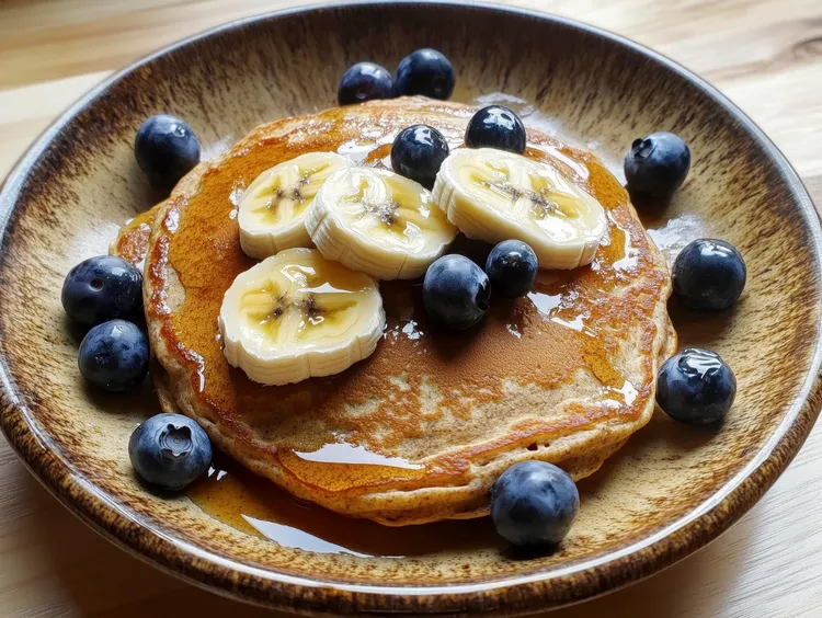 Oat and cottage cheese pancakes
