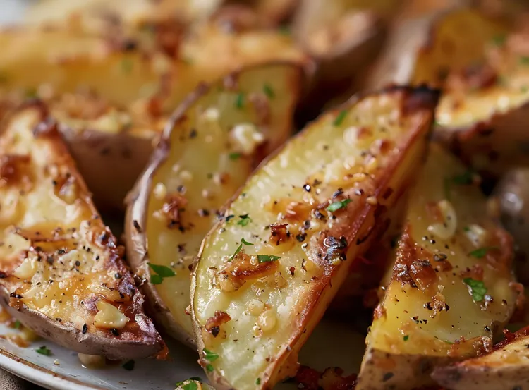 Parmesan potato wedges
