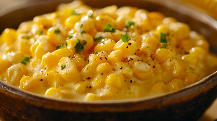 Creamy parmesan corn