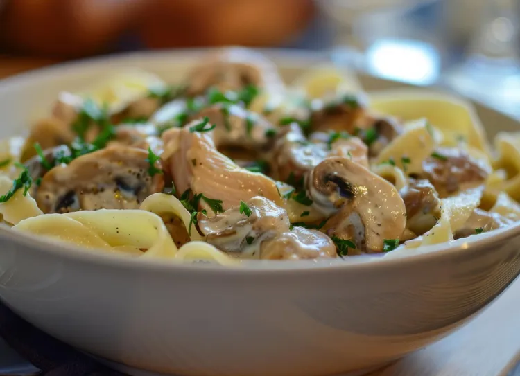 Chicken stroganoff