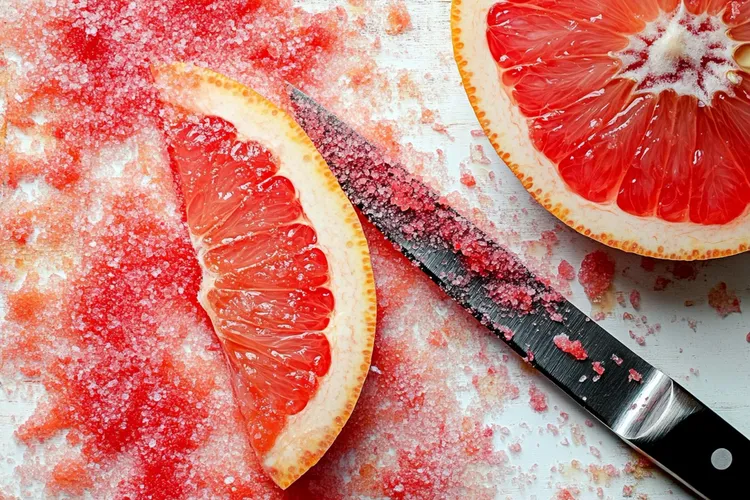 Grapefruit with brown sugar