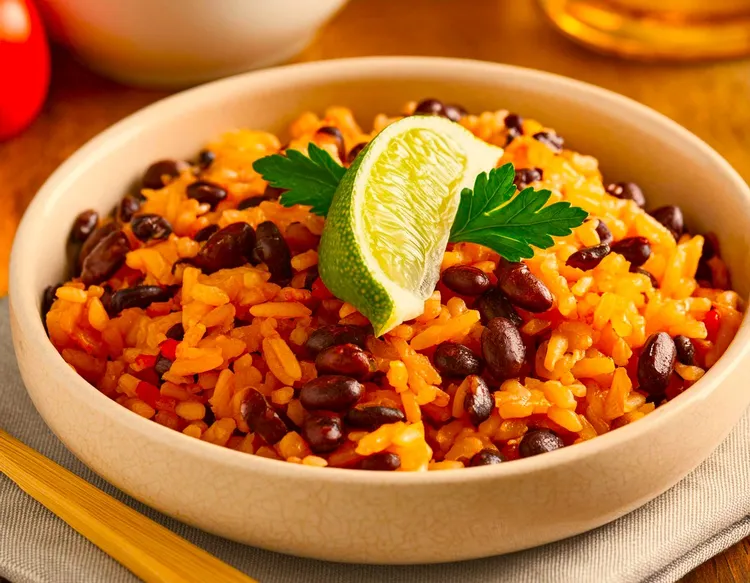 Rice with black beans