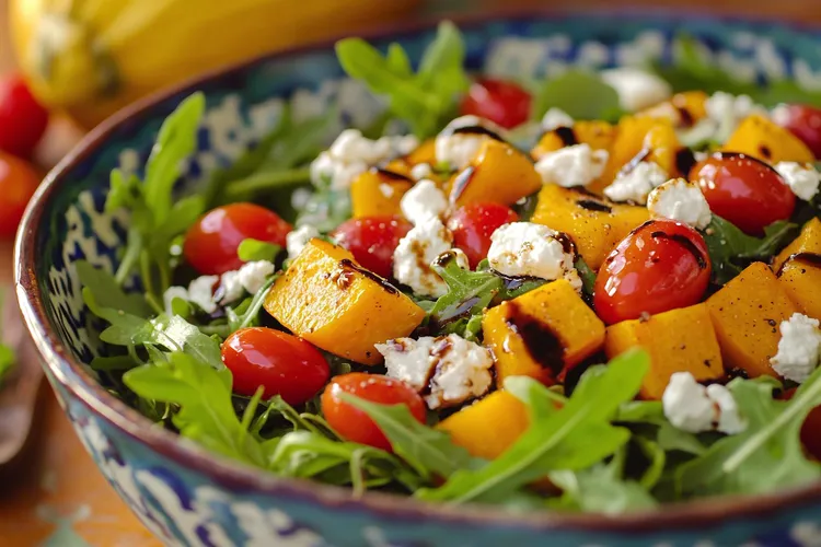 Roast pumpkin salad