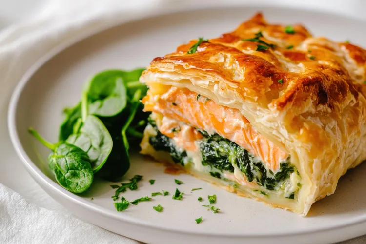 Salmon wellington