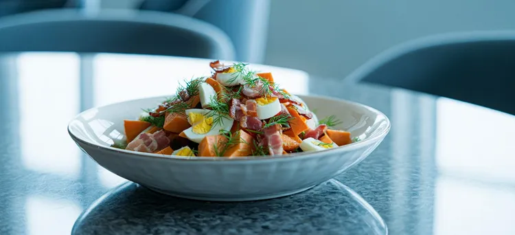 Sweet potato bacon and egg