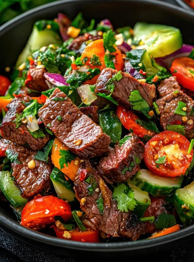 Thai beef salad