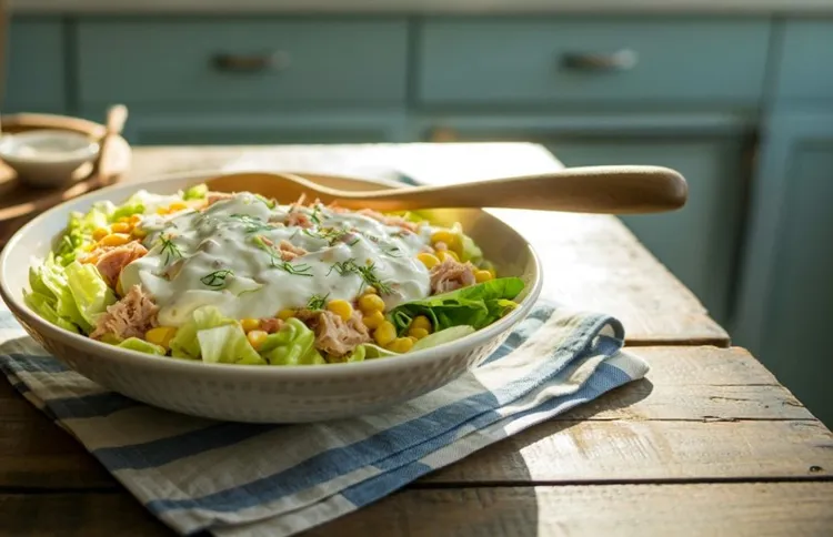 Tuna and sweet corn salad