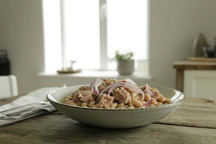 Tuna & white bean salad