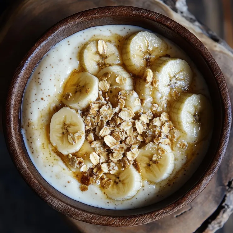 Vegan cinnamon smoothie bowl