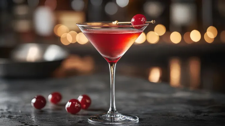 Vodka, cranberry & grapefruit cocktail