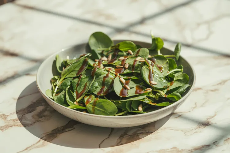 Watercress salad with lemon & mustard dressing