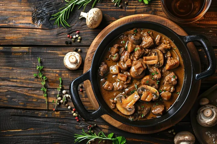 Beef and vegetable goulash