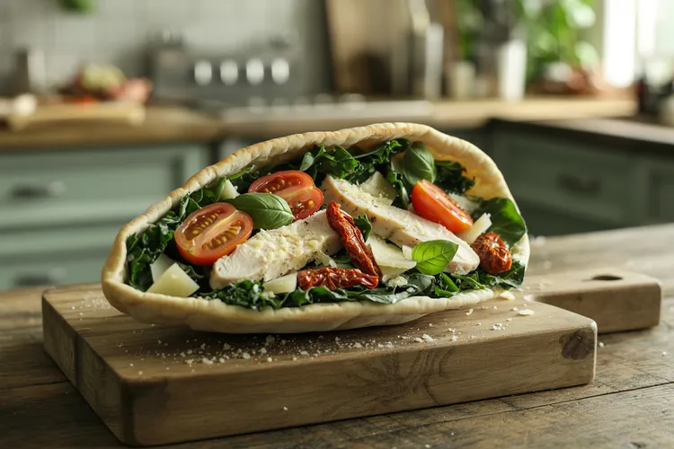 Chicken pitas