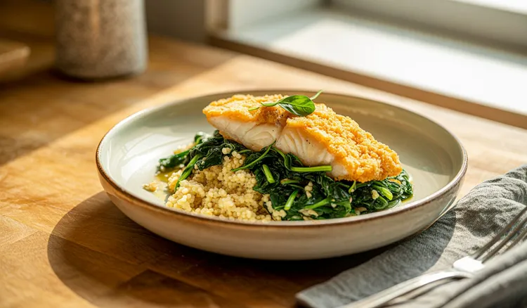 Moroccan pan-fried fish