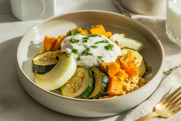 Spiced roasted vegetables
