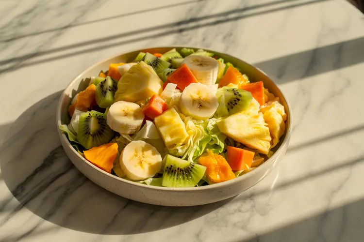Tropical fruit salad