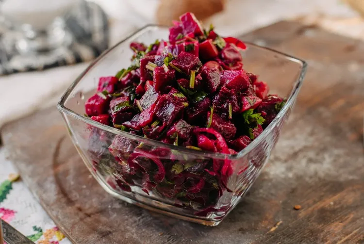 Garlic-roasted beet