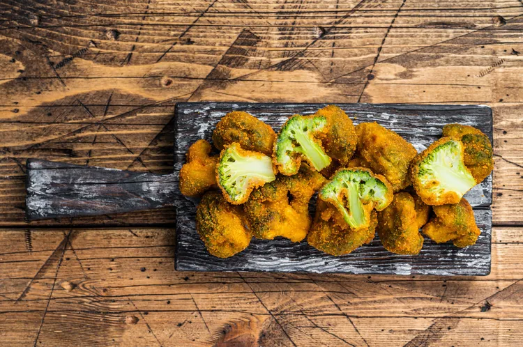 Quick crumbed broccoli