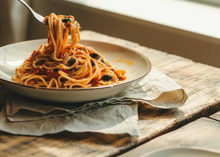 Quick mediterranean bolognaise