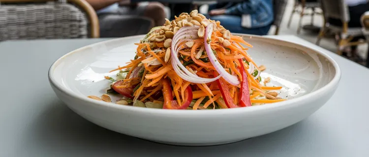 Thai-style vegetable salad