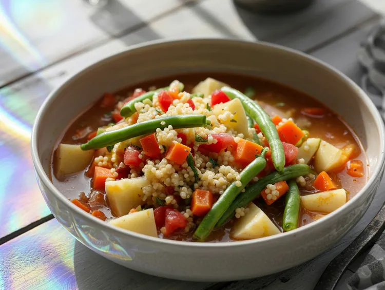 Tomato & couscous soup