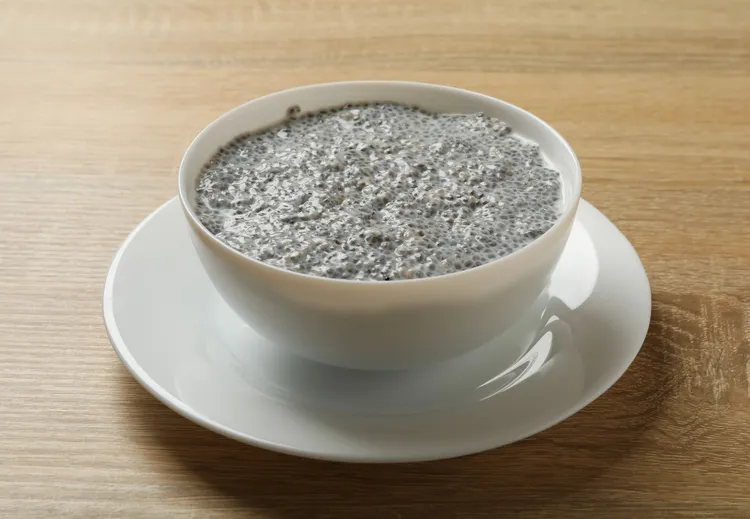 Chia and coconut pudding