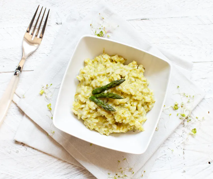 Asparagus risotto