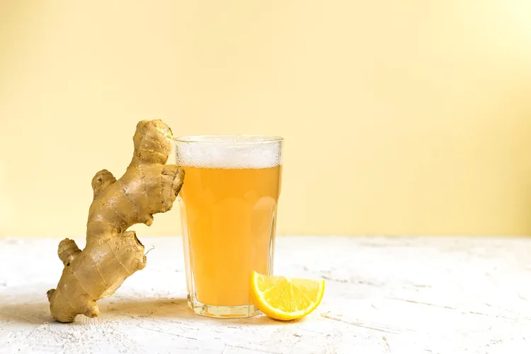 Homemade ginger beer
