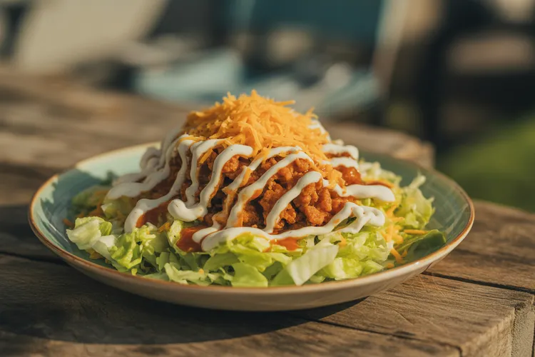 Keto taco salad