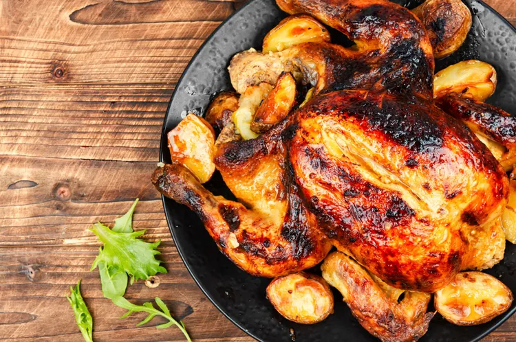 Tarragon and lemon roast chicken