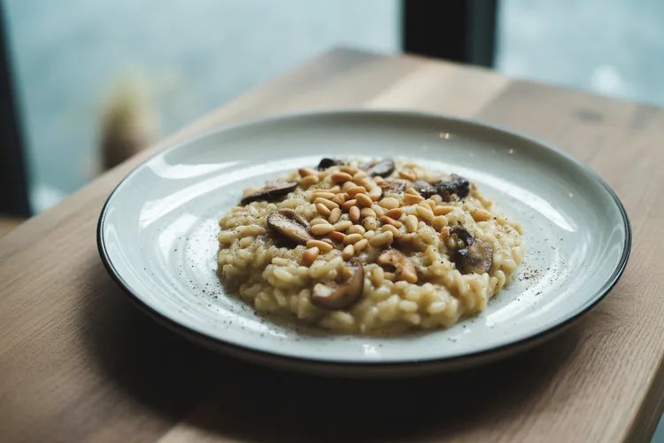 Vegan cauliflower risotto